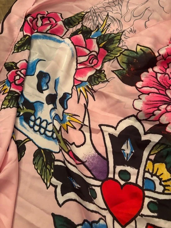 Ed Hardy Graphic Scarf set of 2 - Picture 2 of 7